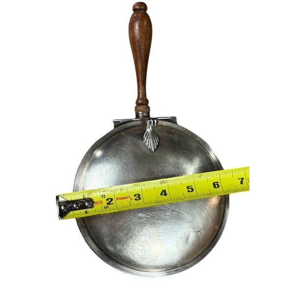 Antique Silver Plated Sheffield Silver Silent Butler 6” - Picture 10 of 12